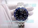 Fake Omega Seamaster 300m Blue Dial SS Case Watch 41mm